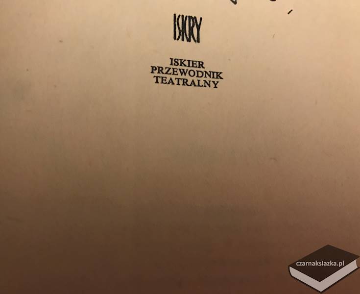 Iskier przewodnik teatralny - Stanisław Marczak-Oborski