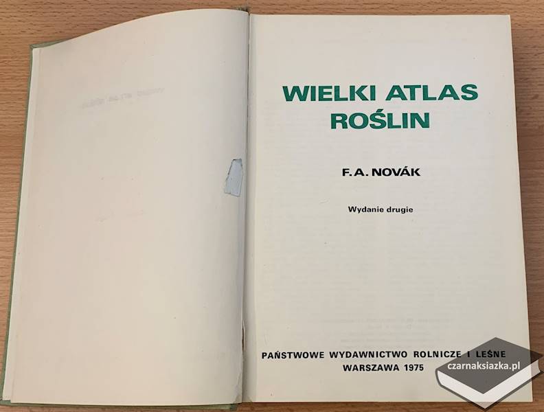 Wielki atlas roślin - F. A. Novák