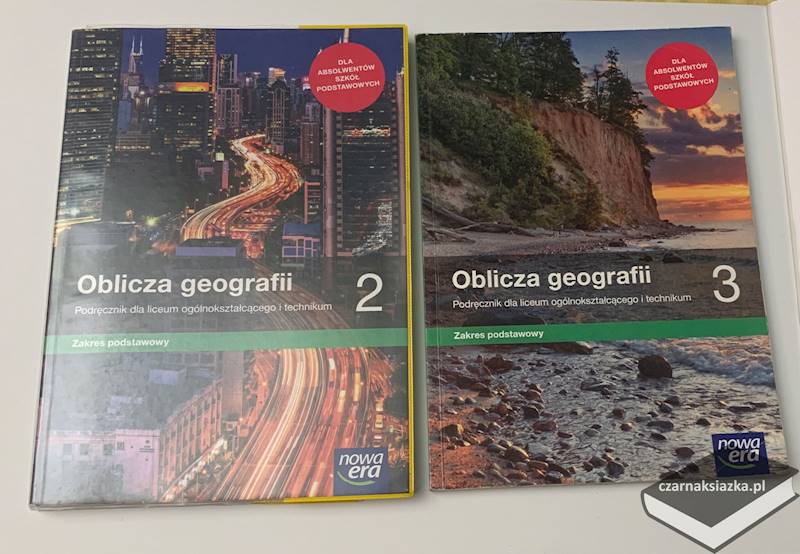 Oblicza geografii 2 i 3 podręcznik zakres podstawowy Nowa Era (zestaw)