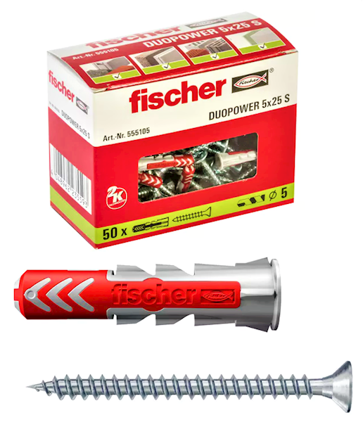 kołek z wkrętem 05x025 DUOPOWER 555105