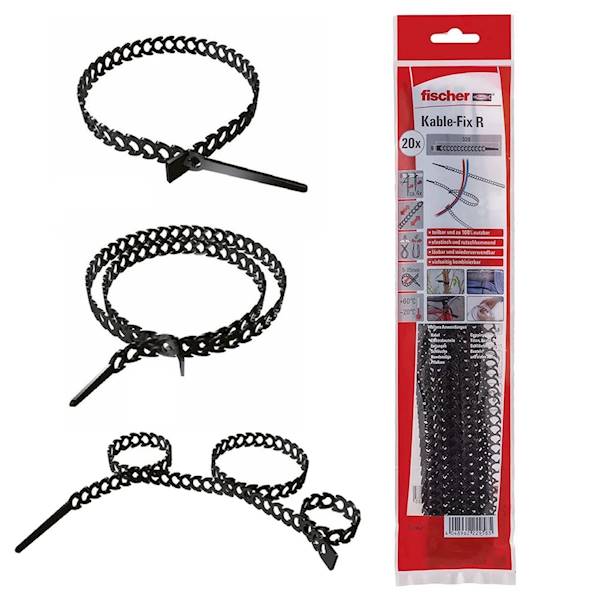 kable Fix R czarne 533860 (kpl=20szt)
