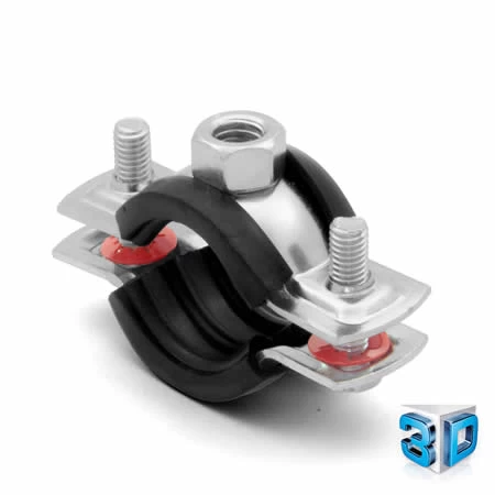 obejmy z wkładką gum.  3/4"    25-30
