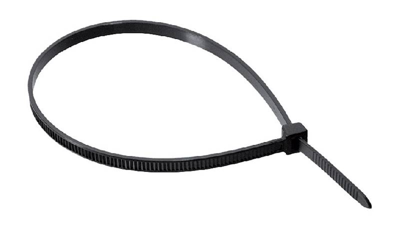 opaska kablowa  7,5x450 czarna 