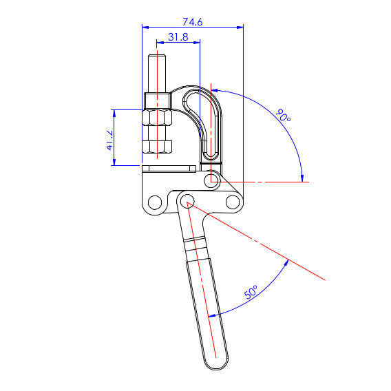 Zaciski 340 kg - STAL NIERDZEWNA