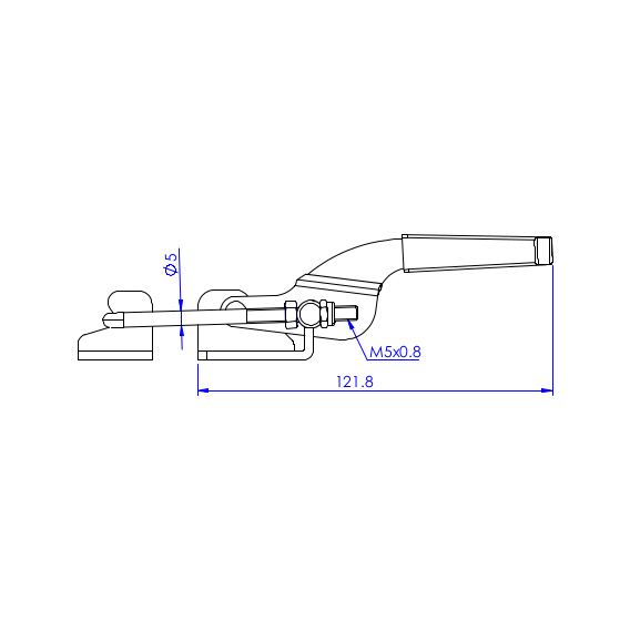 Zapięcia poziome  318 kg - STAL CYNKOWANA