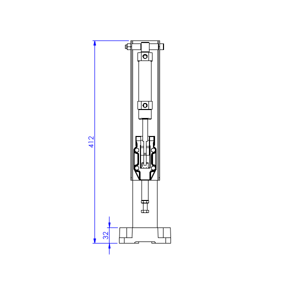 Prasa pneumatyczna  600 kg