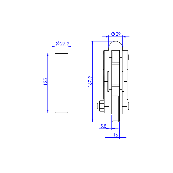 Dociskacz do dużych obciążeń 2000 kg