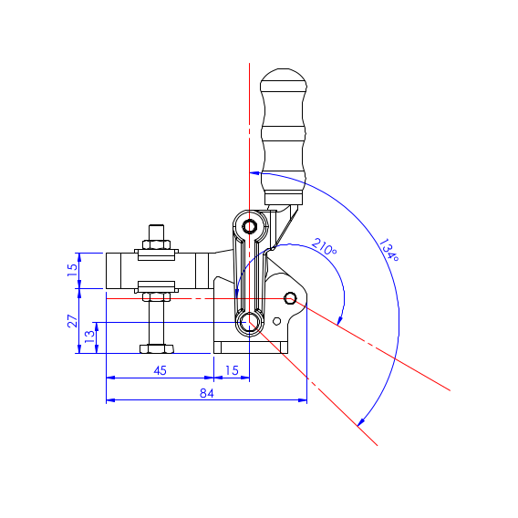 Dociskacz do dużych obciążeń  300 kg