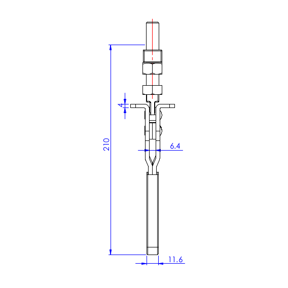 Zaciski 340 kg - STAL CYNKOWANA