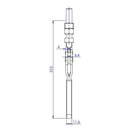 Zaciski 340 kg - STAL CYNKOWANA