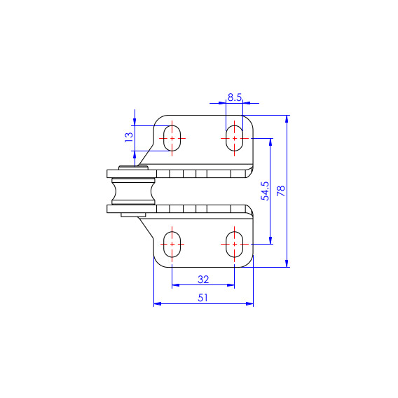 Zaczep zapięcia hakowego