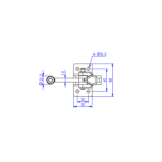 Dociskacz do dużych obciążeń 1200 kg