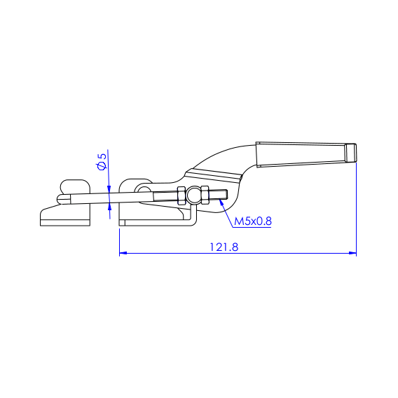 Zapięcia poziome  318 kg - STAL NIERDZEWNA