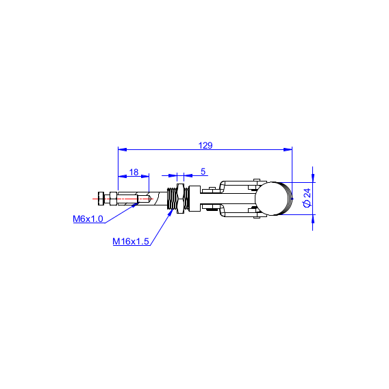 Dociskacz suwakowy  350 kg - STAL CYNKOWANA