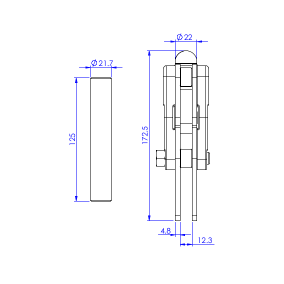 Dociskacz do dużych obciążeń 1000 kg