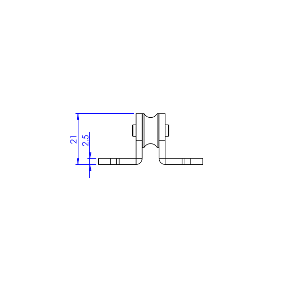 Zaczep zapięcia hakowego - STAL NIERDZEWNA