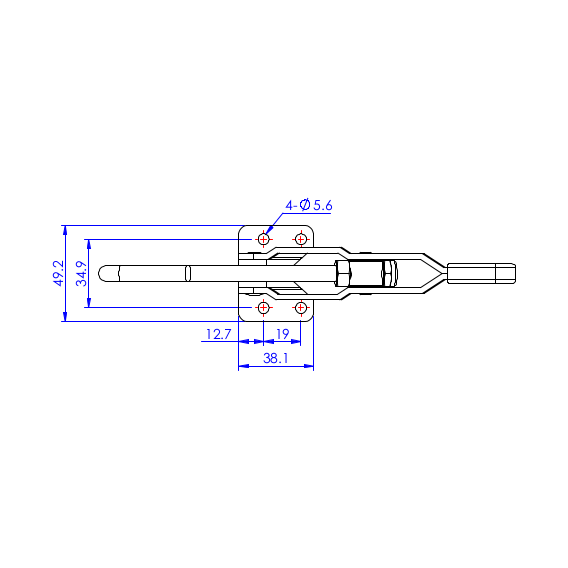 Zapięcia hakowe 170 kg - STAL NIERDZEWNA