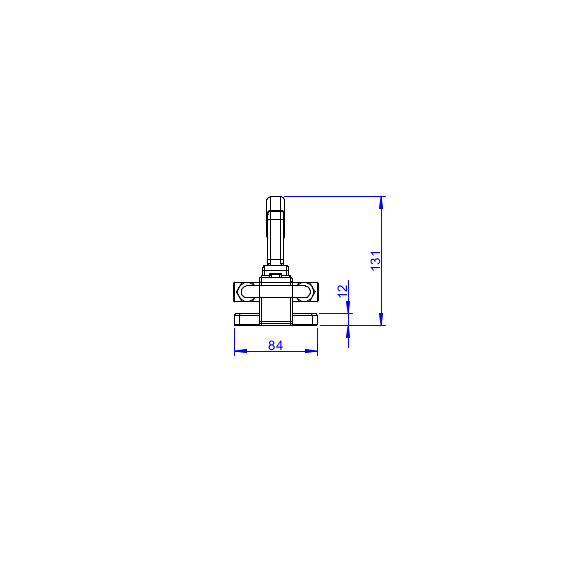 Zapięcia poziome 4000 kg - STAL CYNKOWANA