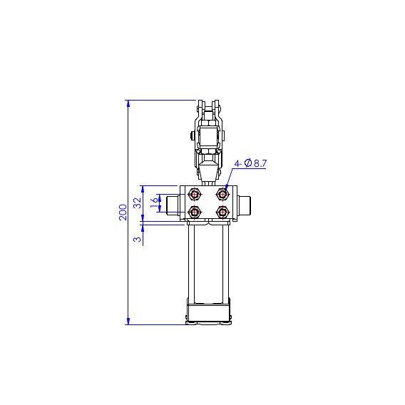 Docisk pneumatyczny  100 kg