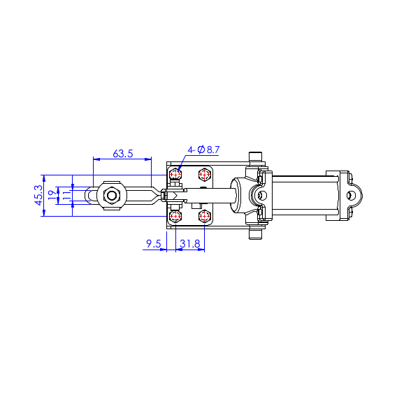 Docisk pneumatyczny  340 kg