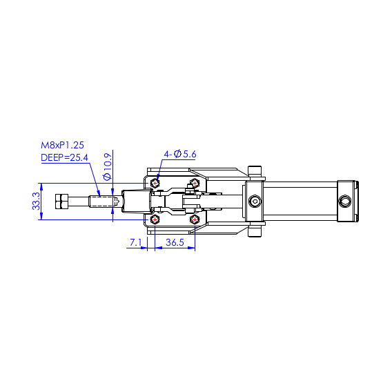 Docisk pneumatyczny  272 kg