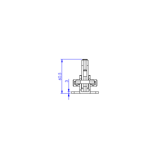 Zapięcia poziome  400 kg - STAL NIERDZEWNA