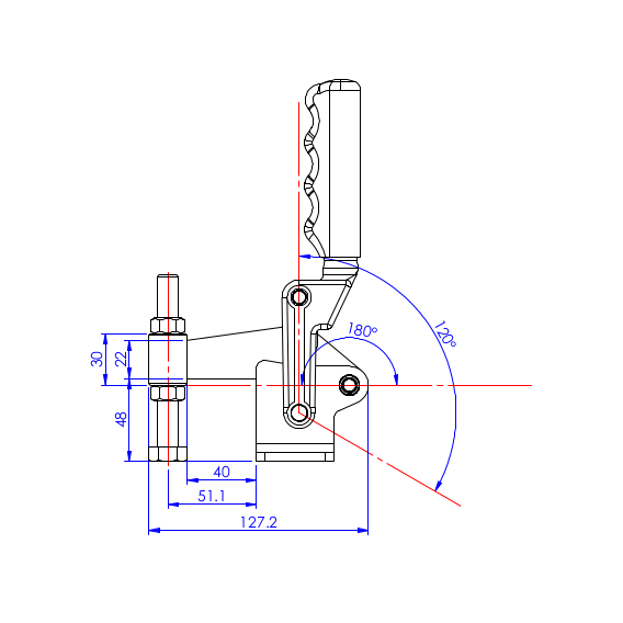 Dociskacz do dużych obciążeń  700 kg