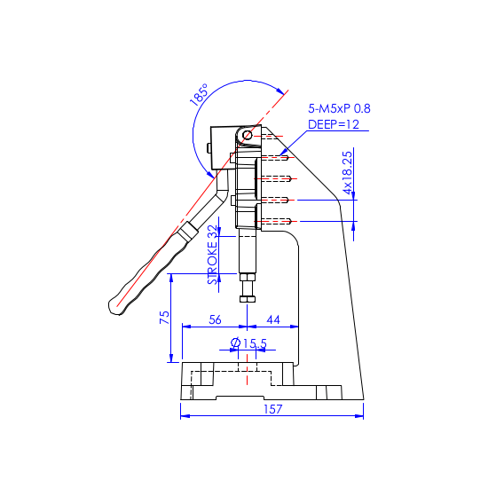 Prasa ręczna  600 kg