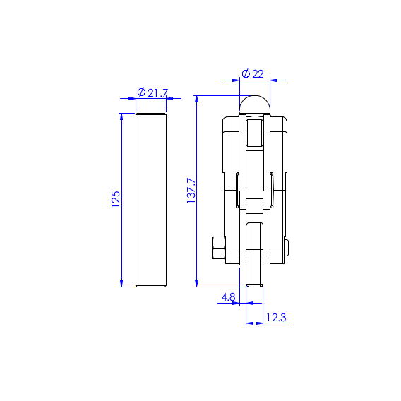 Dociskacz do dużych obciążeń 1000 kg