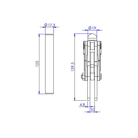 Dociskacz do dużych obciążeń  500 kg