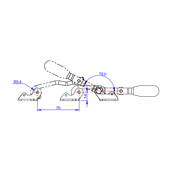 Zapięcia hakowe 200 kg - STAL NIERDZEWNA