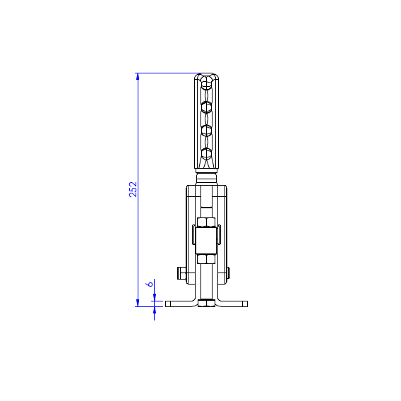 Dociskacz do dużych obciążeń 1200 kg