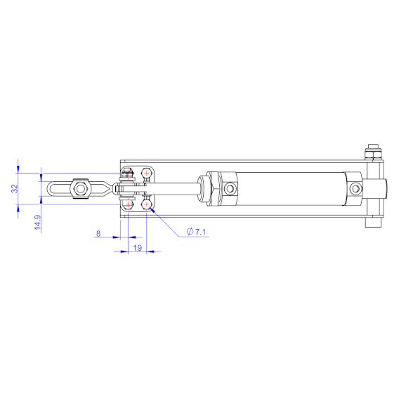 Docisk pneumatyczny  250 kg