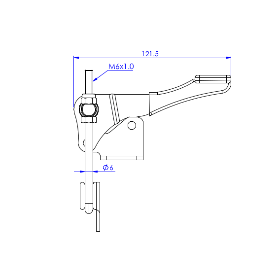 Zapięcia pionowe 450 kg STAL CYNKOWANA