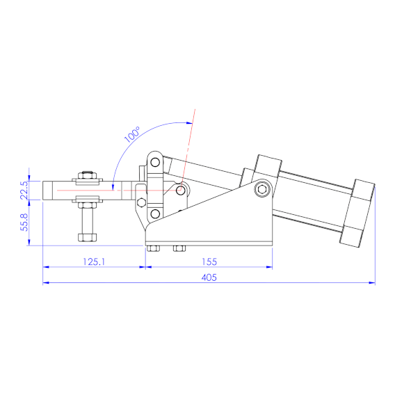 Docisk pneumatyczny  450 kg