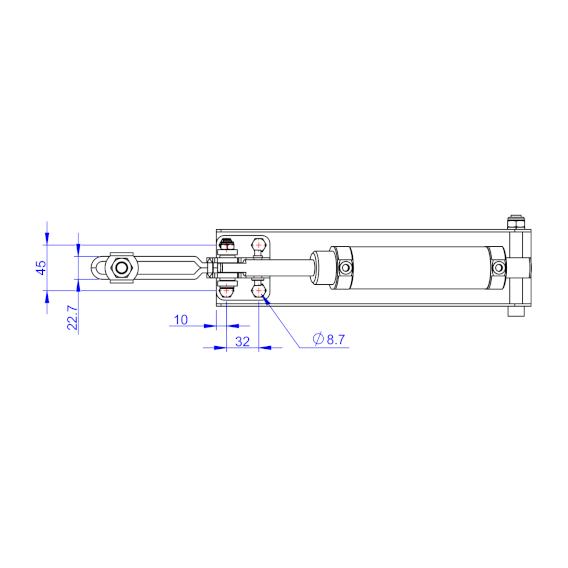 Docisk pneumatyczny  450 kg
