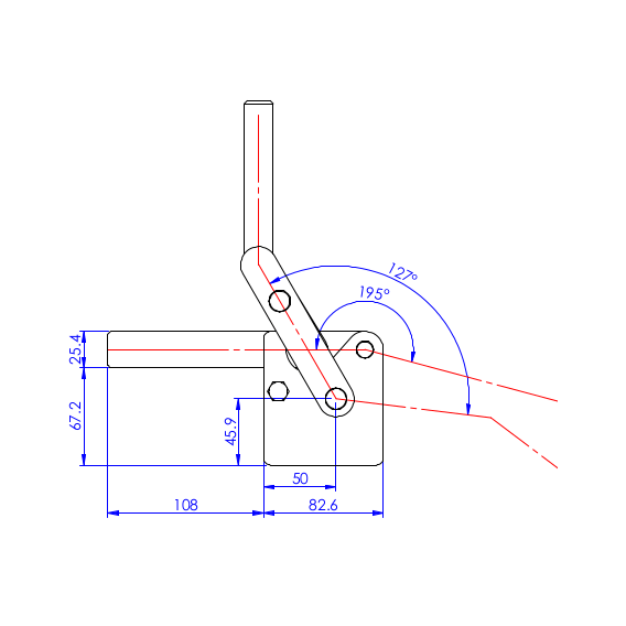 Dociskacz do dużych obciążeń 700 kg