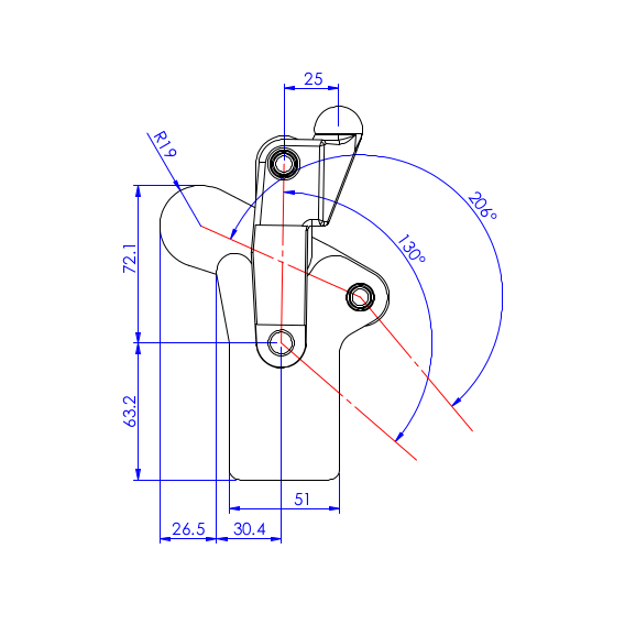 Dociskacz do dużych obciążeń 1000 kg