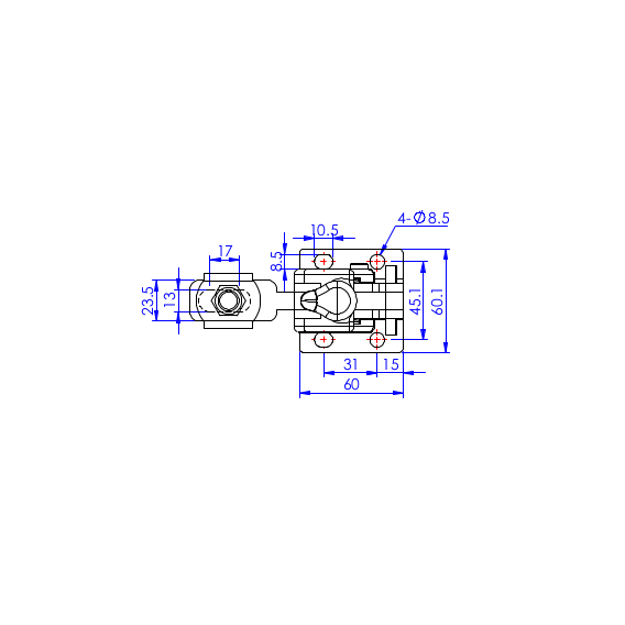 Dociskacz do dużych obciążeń  700 kg