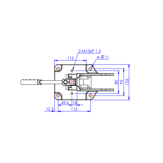 Prasa ręczna 1200 kg