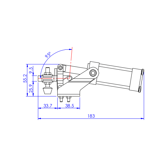 Docisk pneumatyczny   95 kg