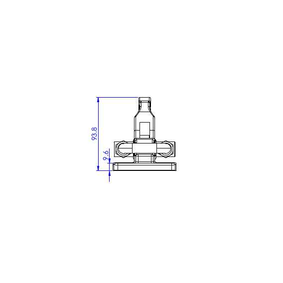 Zapięcia poziome 3400 kg - STAL NIERDZEWNA