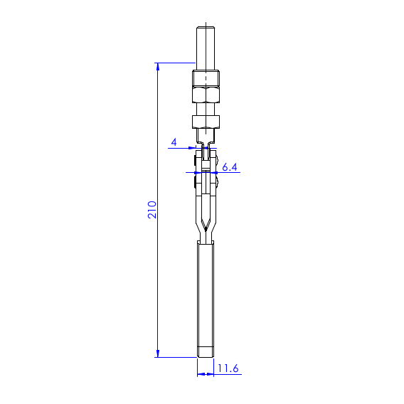Zaciski 340 kg - STAL NIERDZEWNA