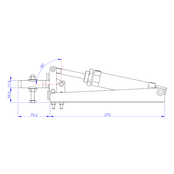 Docisk pneumatyczny  250 kg