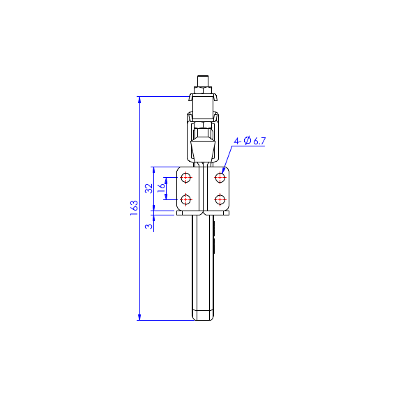 Zaciski 100 kg - STAL CYNKOWANA