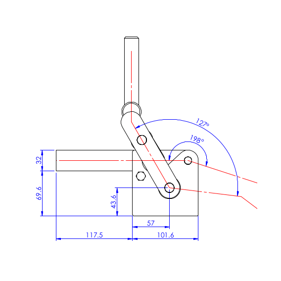 Dociskacz do dużych obciążeń 1600 kg