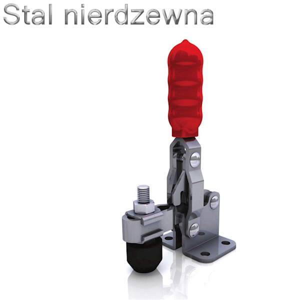 Dociskacz pionowy  75 kg - STAL NIERDZEWNA