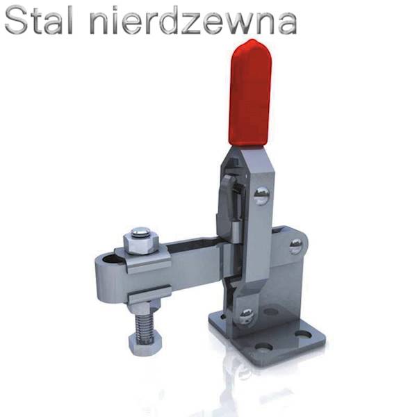 Dociskacz pionowy 200 kg - STAL NIERDZEWNA