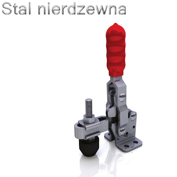 Dociskacz pionowy 150 kg - STAL NIERDZEWNA