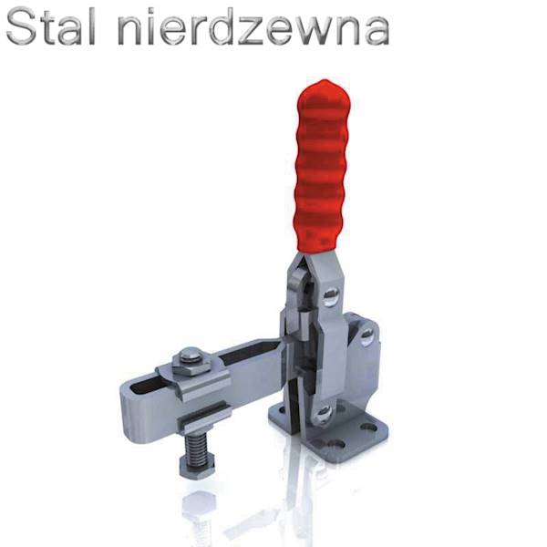Dociskacz pionowy 227 kg - STAL NIERDZEWNA